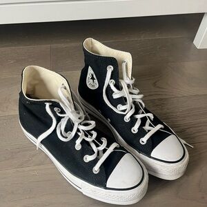Converse Black and White High-Top Sneakers